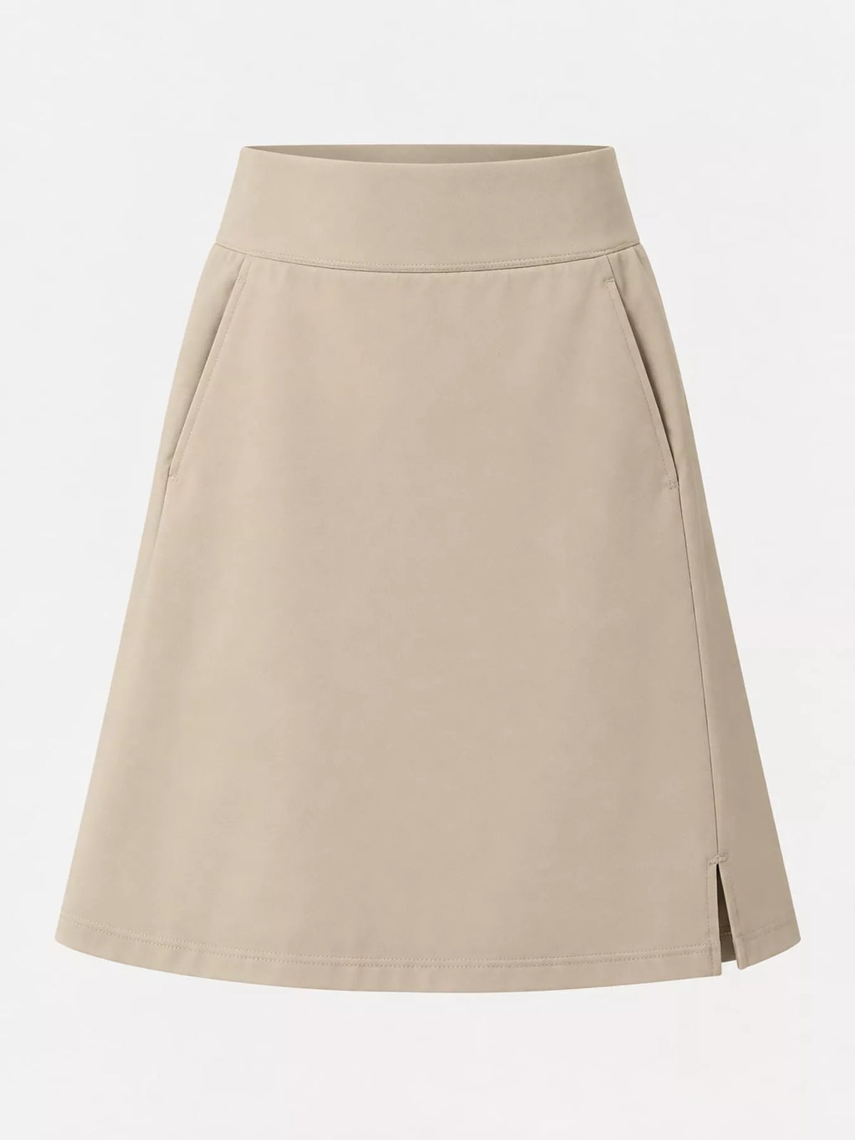 High-Waisted Athletic Skort with Side Pockets — garment front
