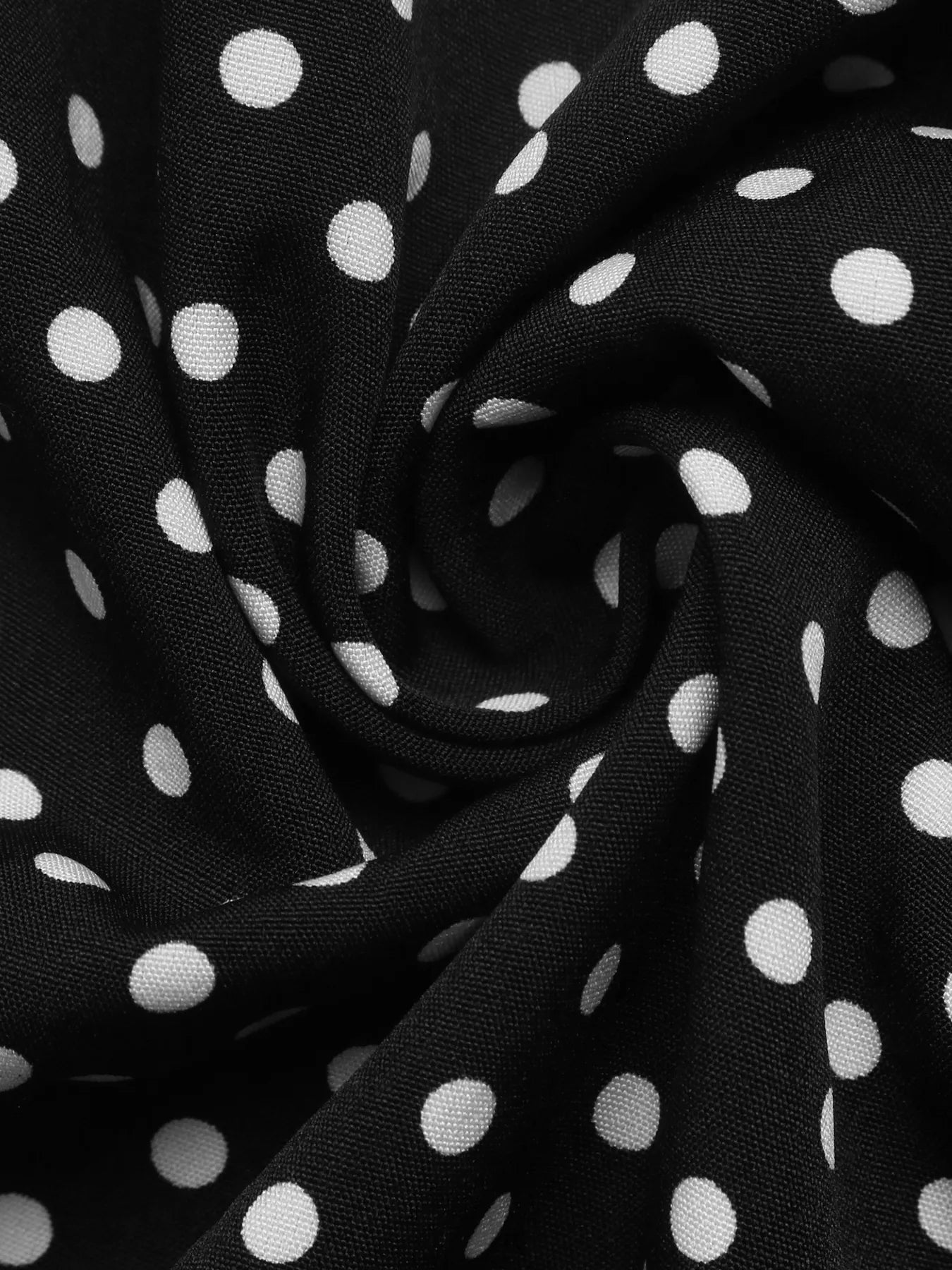 Trendsi Polka Dot Flare Sleeve Maxi Dress -