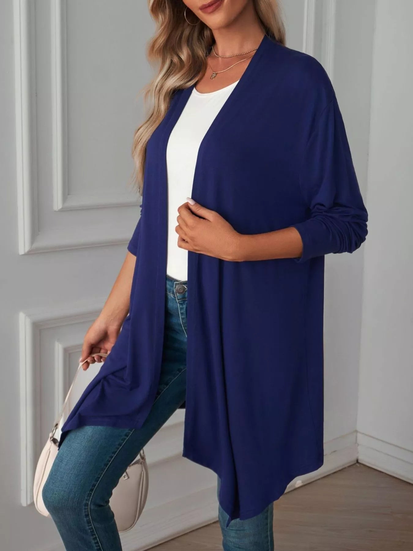 Trendsi Lightweight Open Front Cardigan -