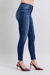 Trendsi Judy Blue Full Size Washed Thermal Skinny Jeans Plus Size -