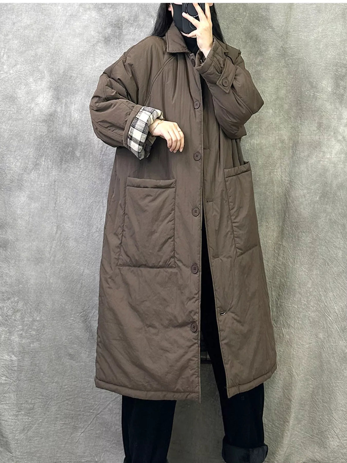 Long-sleeve coat