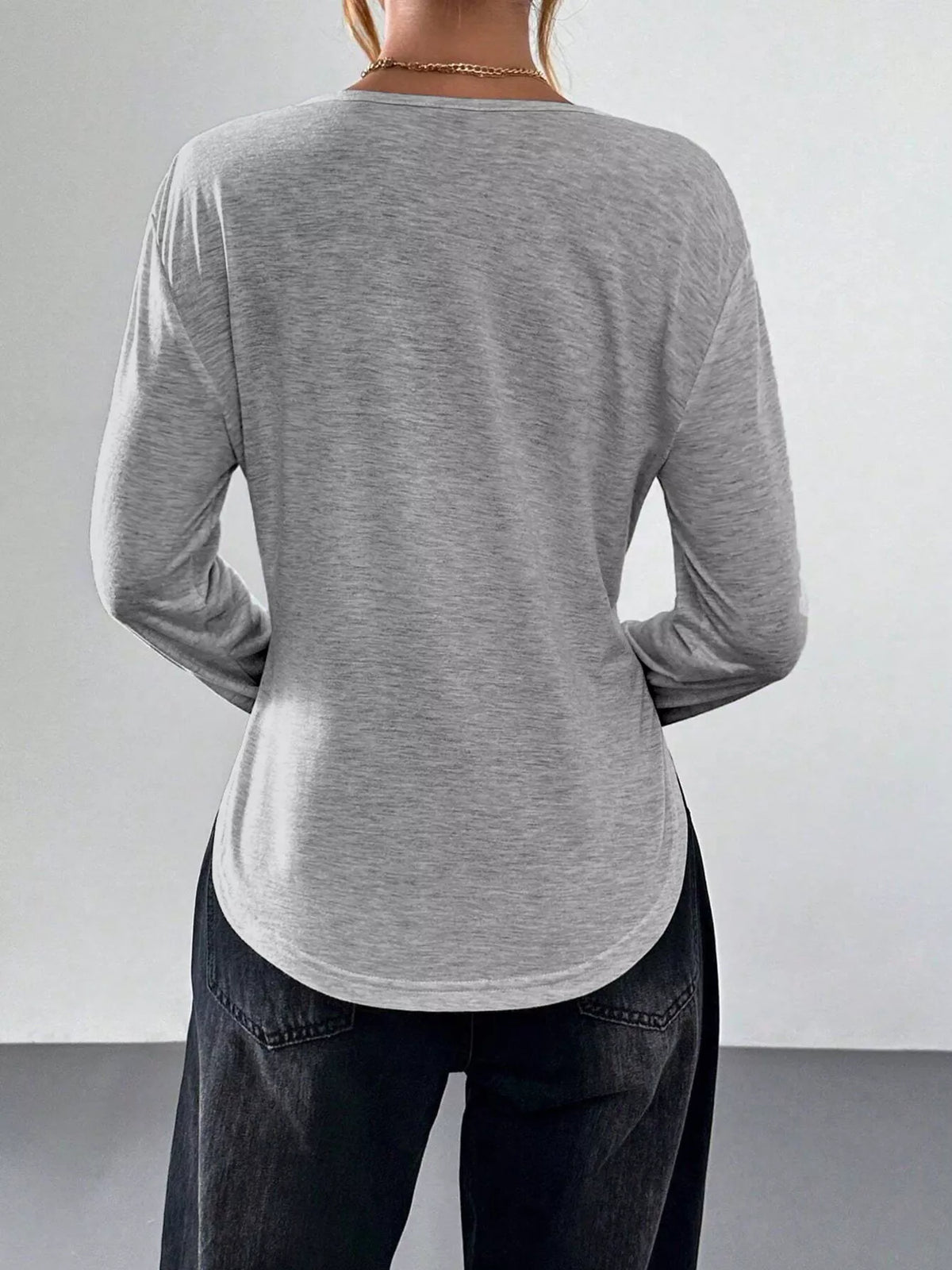 Women's casual long sleeve T-shirt