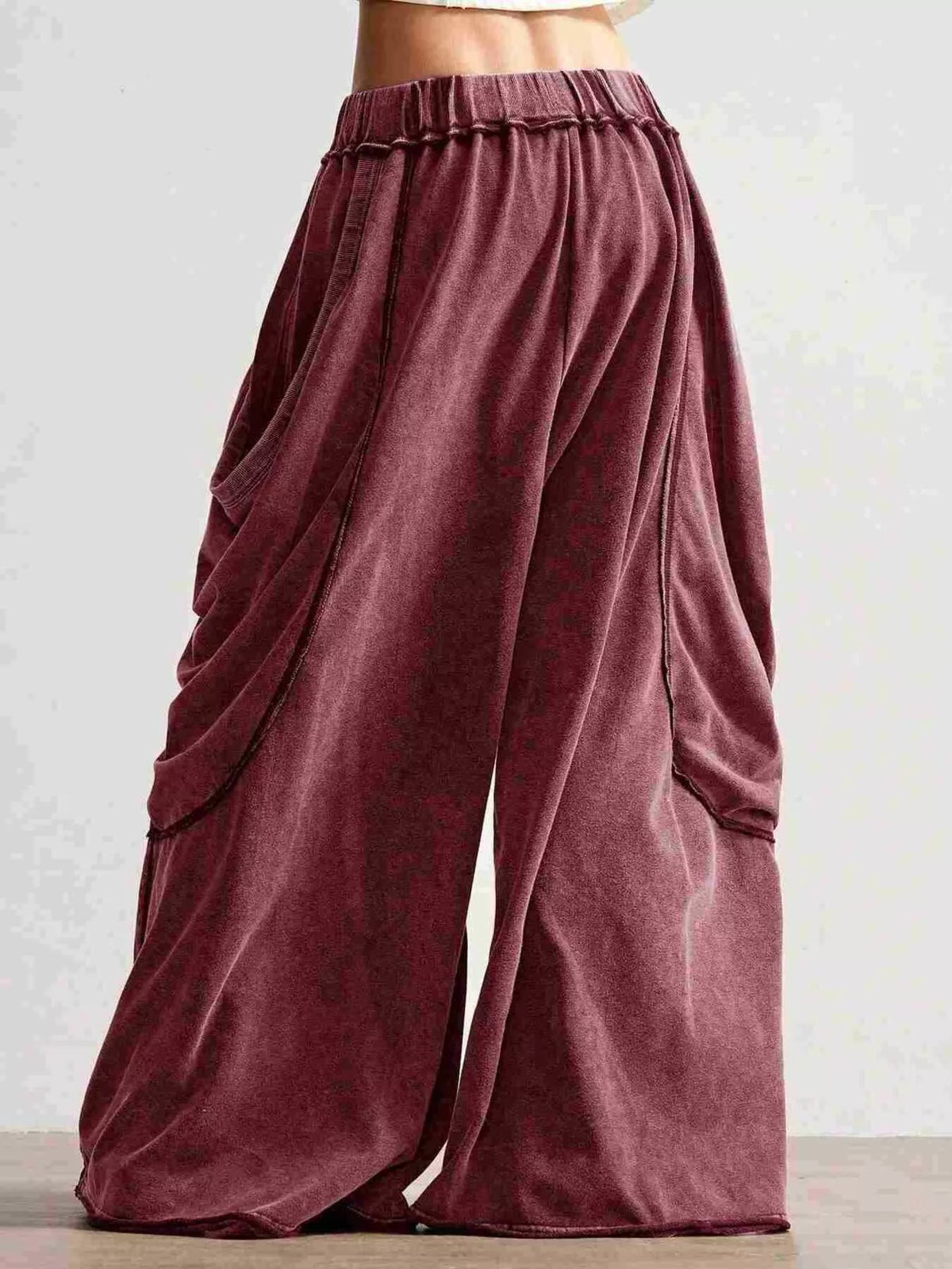 Trendsi Oversized Wide-Leg Harem Pants -