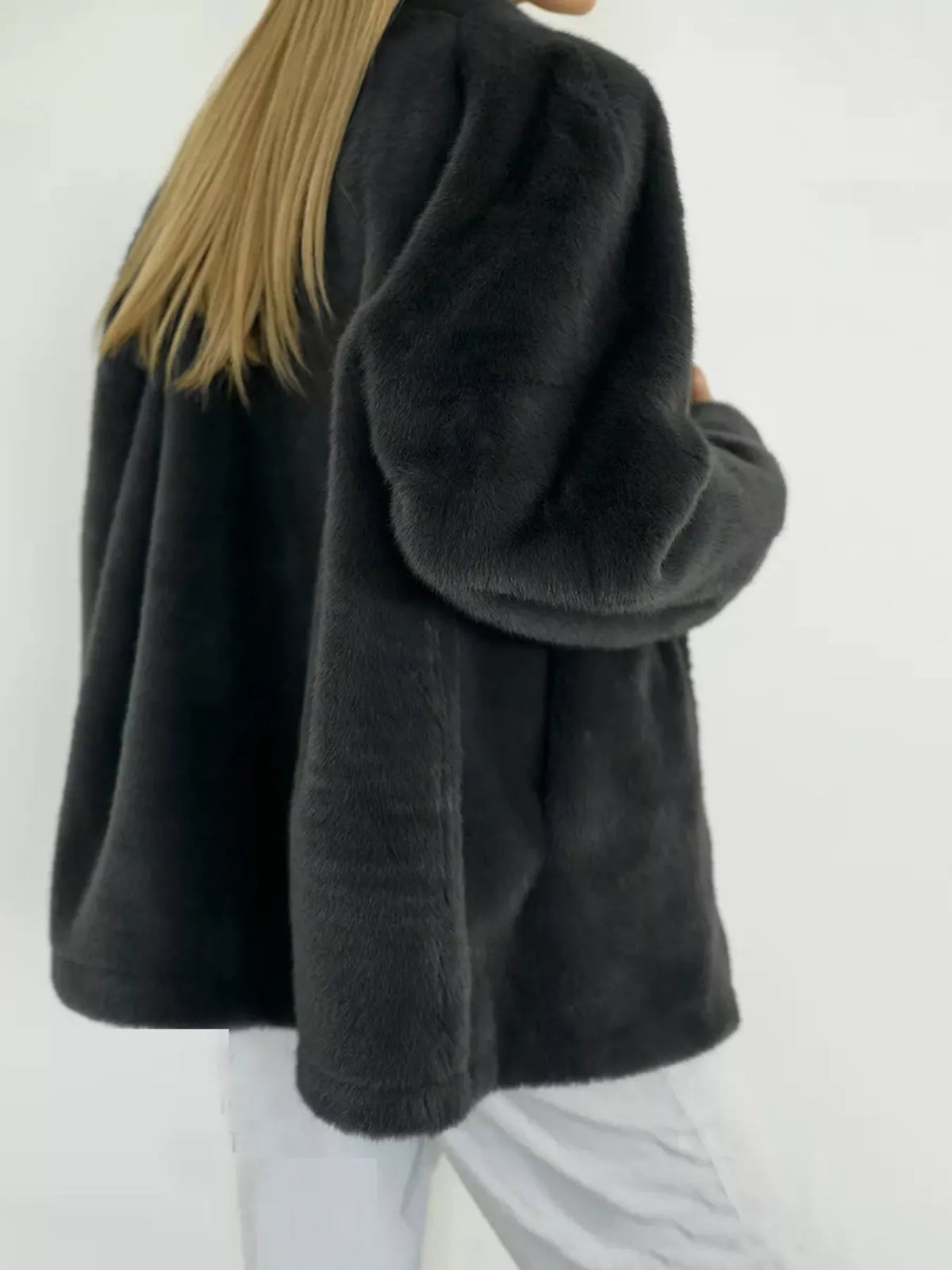 long sleeve jacket, back view
