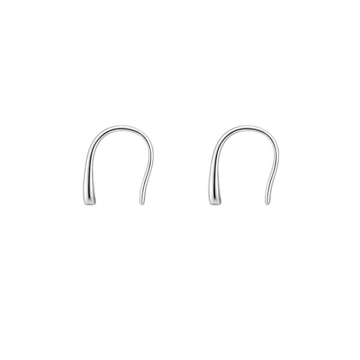 Trendsi 925 Sterling Silver U Shaped Earrings -