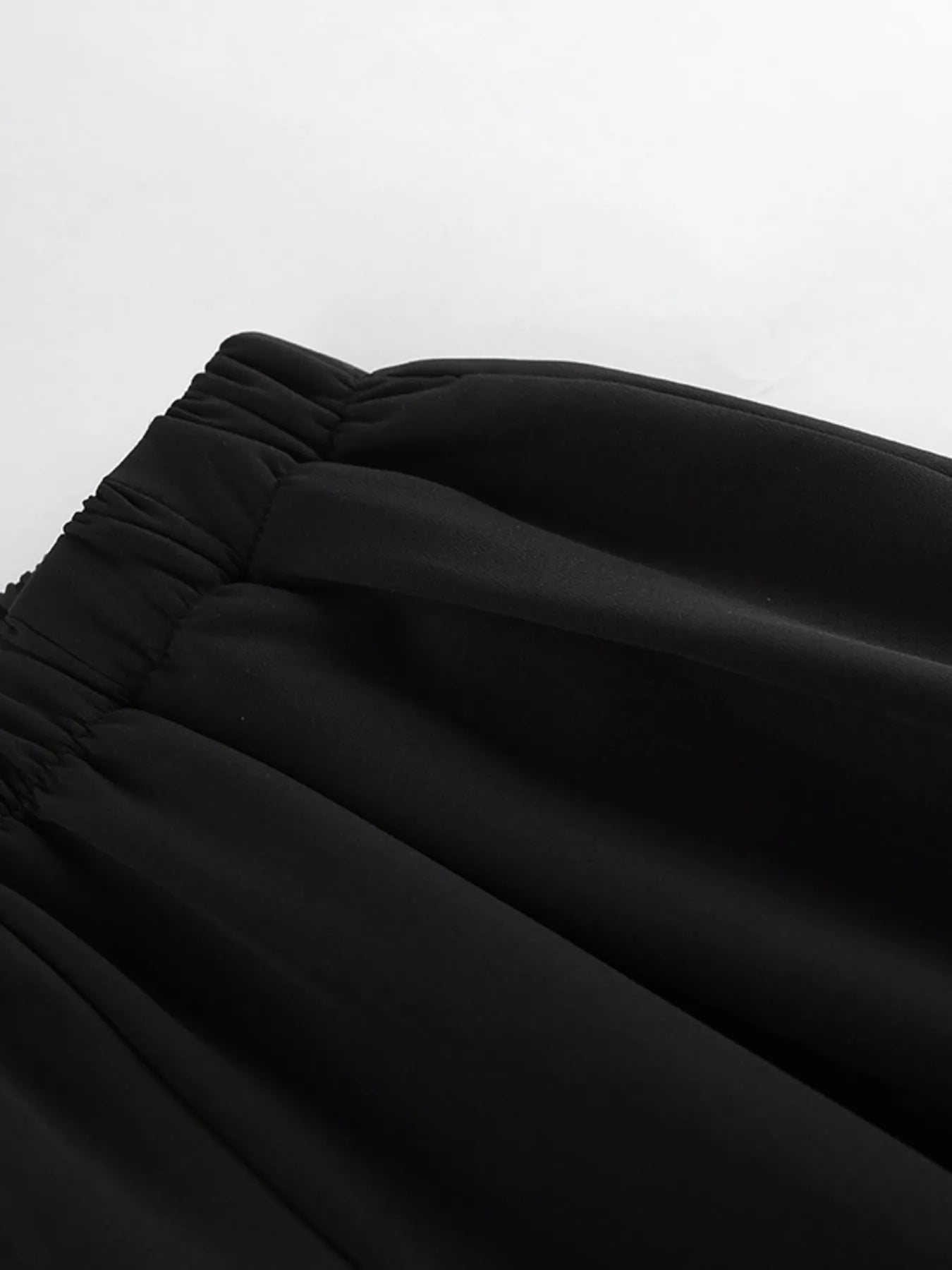 Trendsi Puffy Sleeve Blazer and Wide-Leg Pants Set -