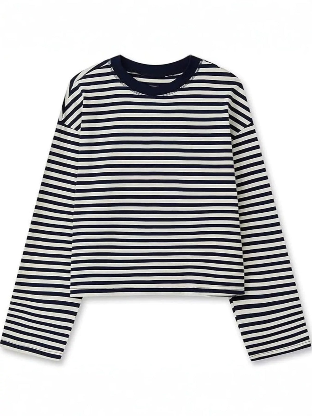 Long Sleeve Crew Neck T-Shirt — garment front