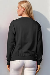 Trendsi Double Take Full Size Nutcracker Sequin Long Sleeve Sweater -