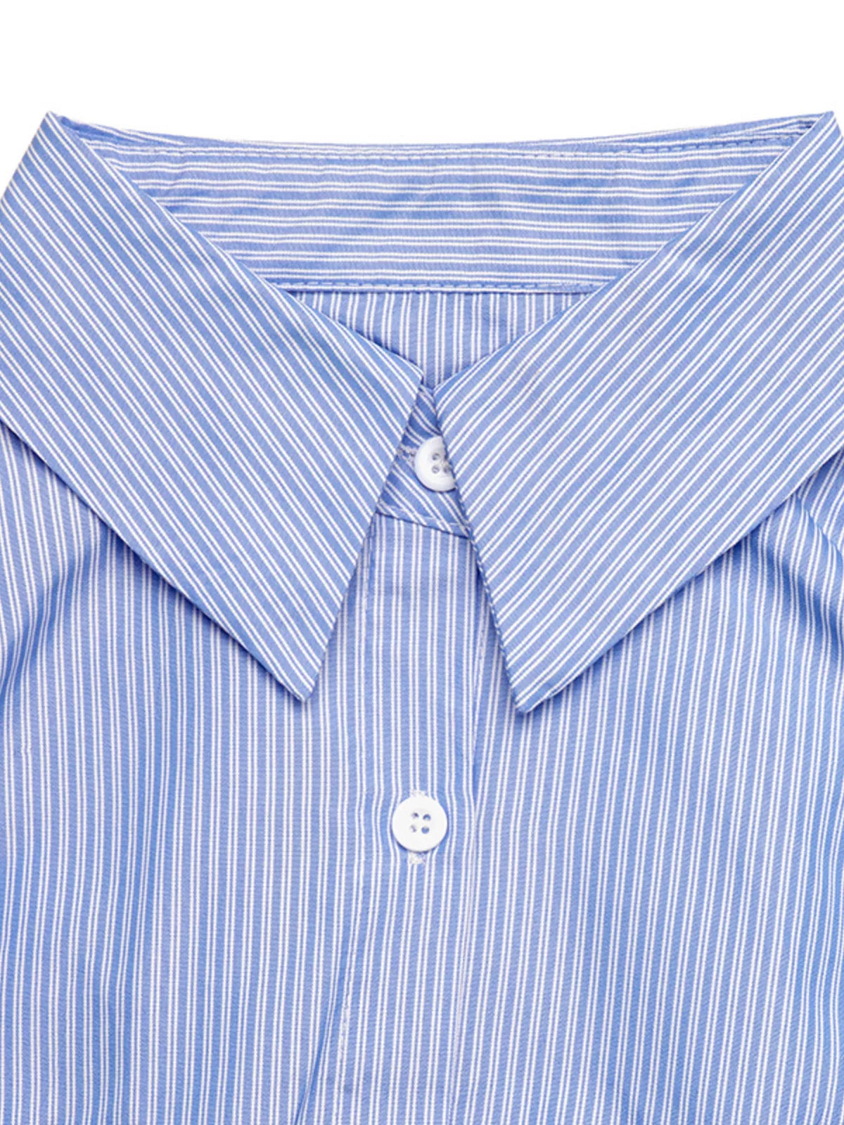 Trendsi Striped Slim-Fit Button-Down Shirt -