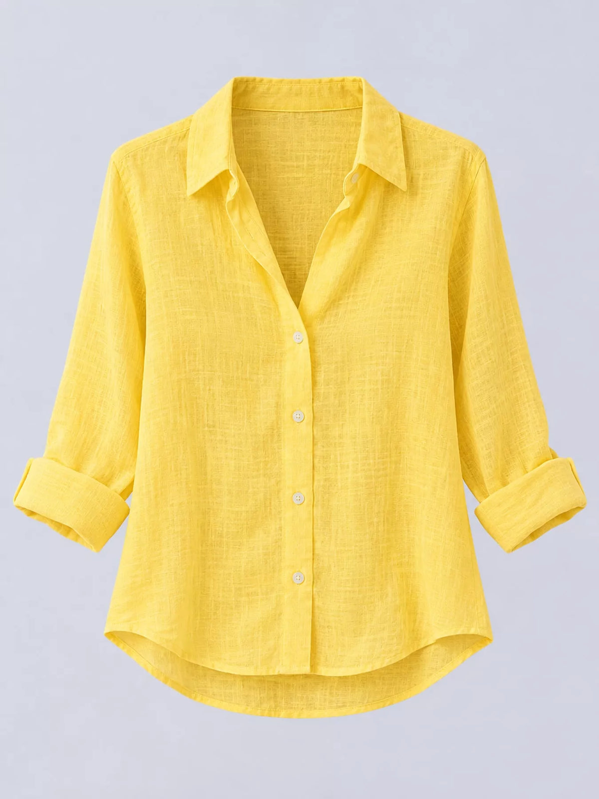 Button-Down Long Sleeve Shirt — garment front