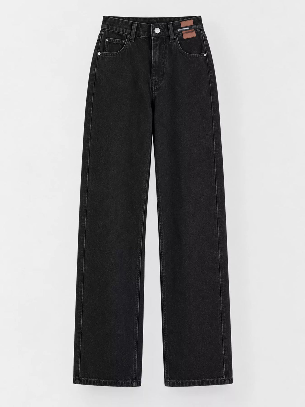 High-Waisted Vintage Wide-Leg Jeans — garment front