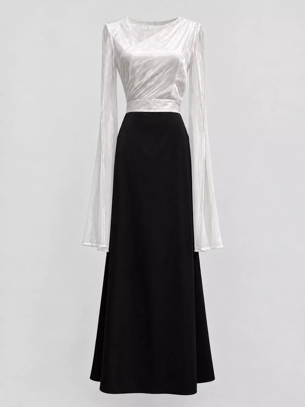 Round Neck Maxi Dress — garment front