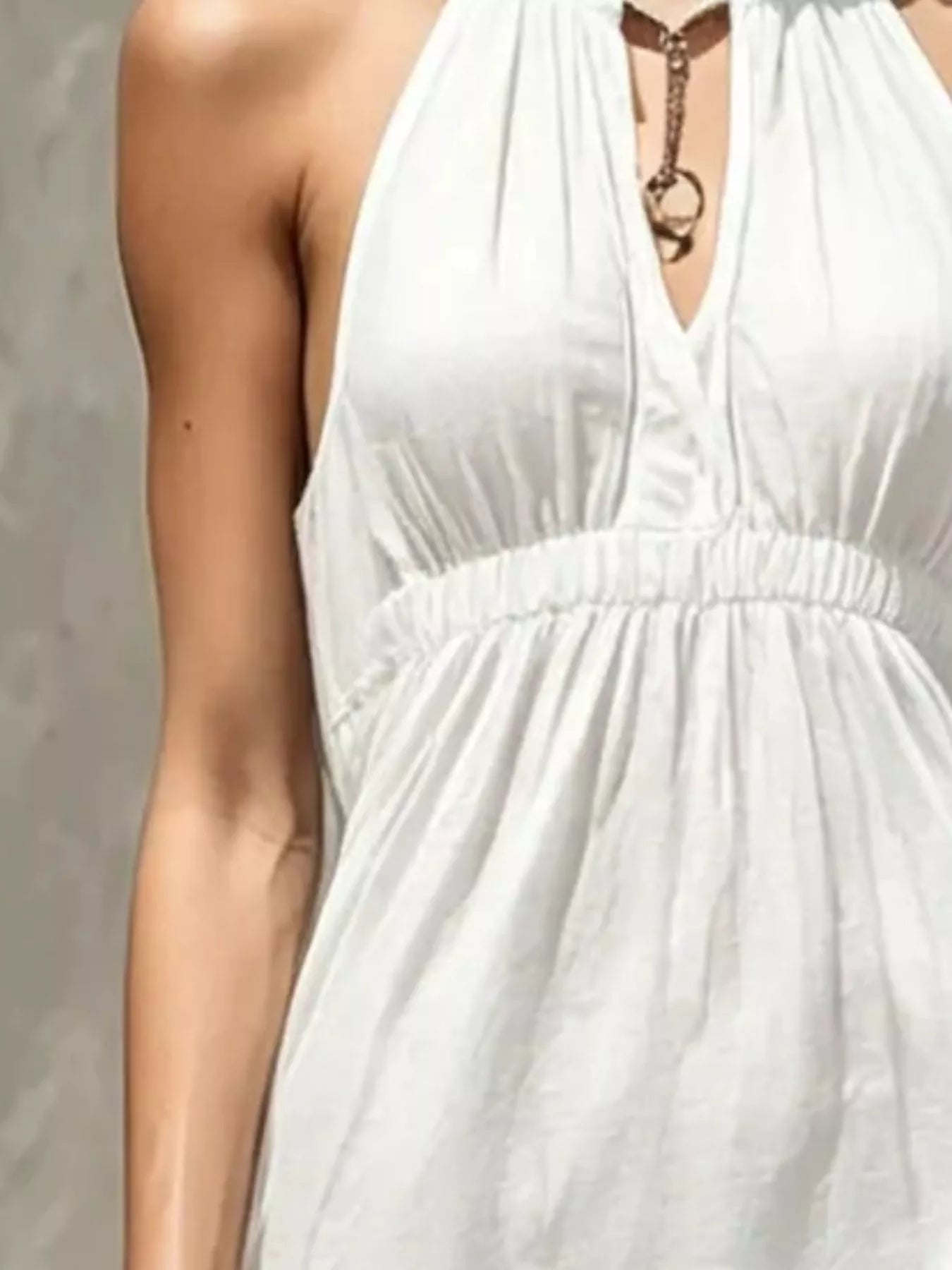 Trendsi Sleeveless Tiered Maxi Dress -