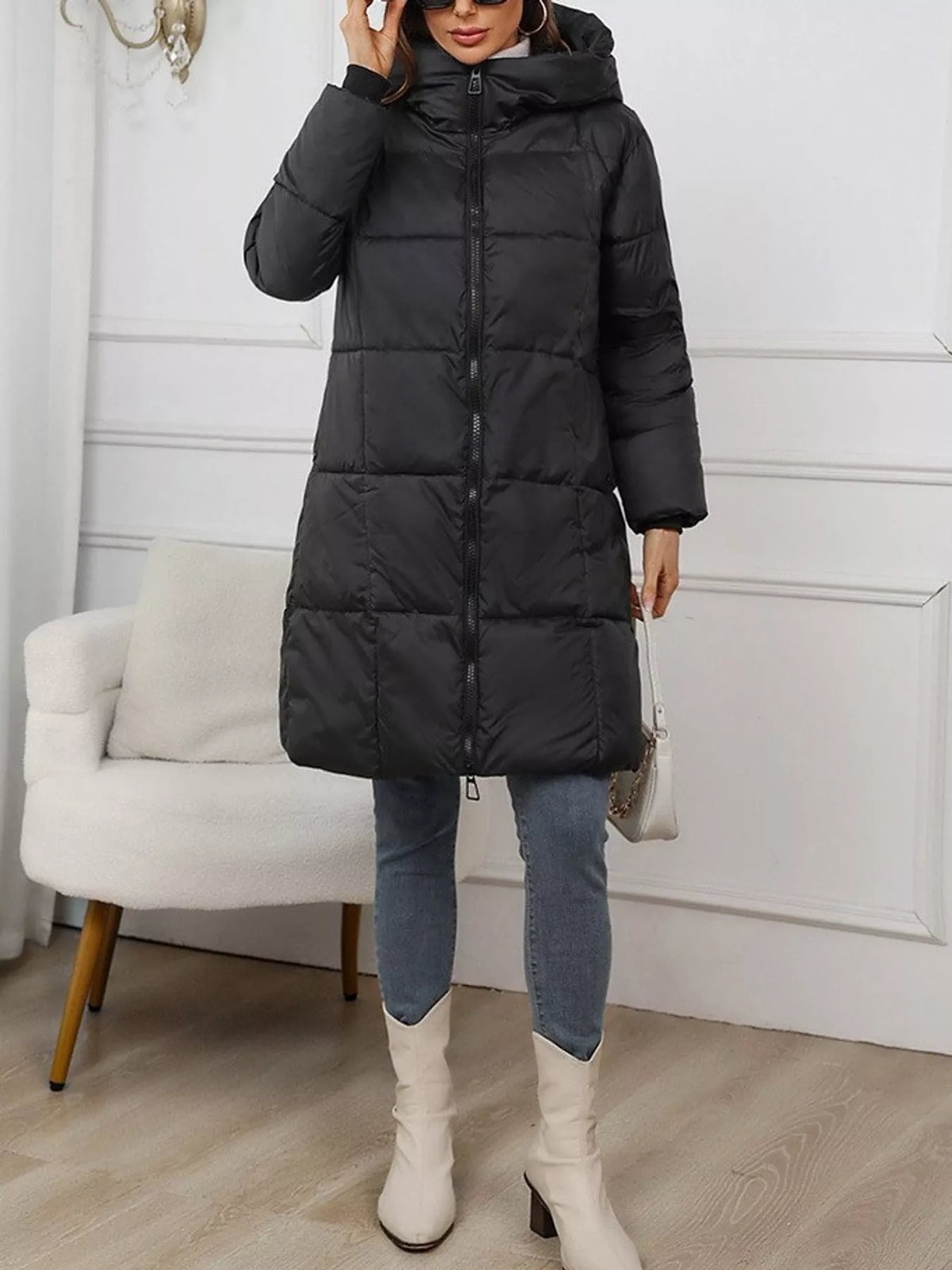 Long-sleeve coat