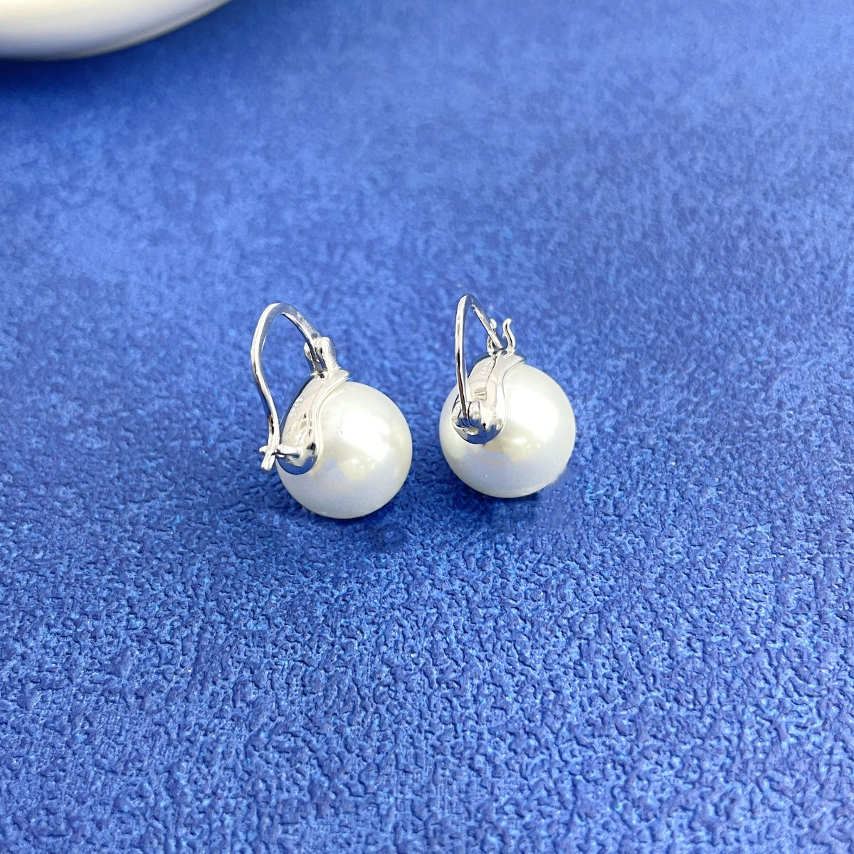 Trendsi 18K Gold-Plated Pearl Earrings -