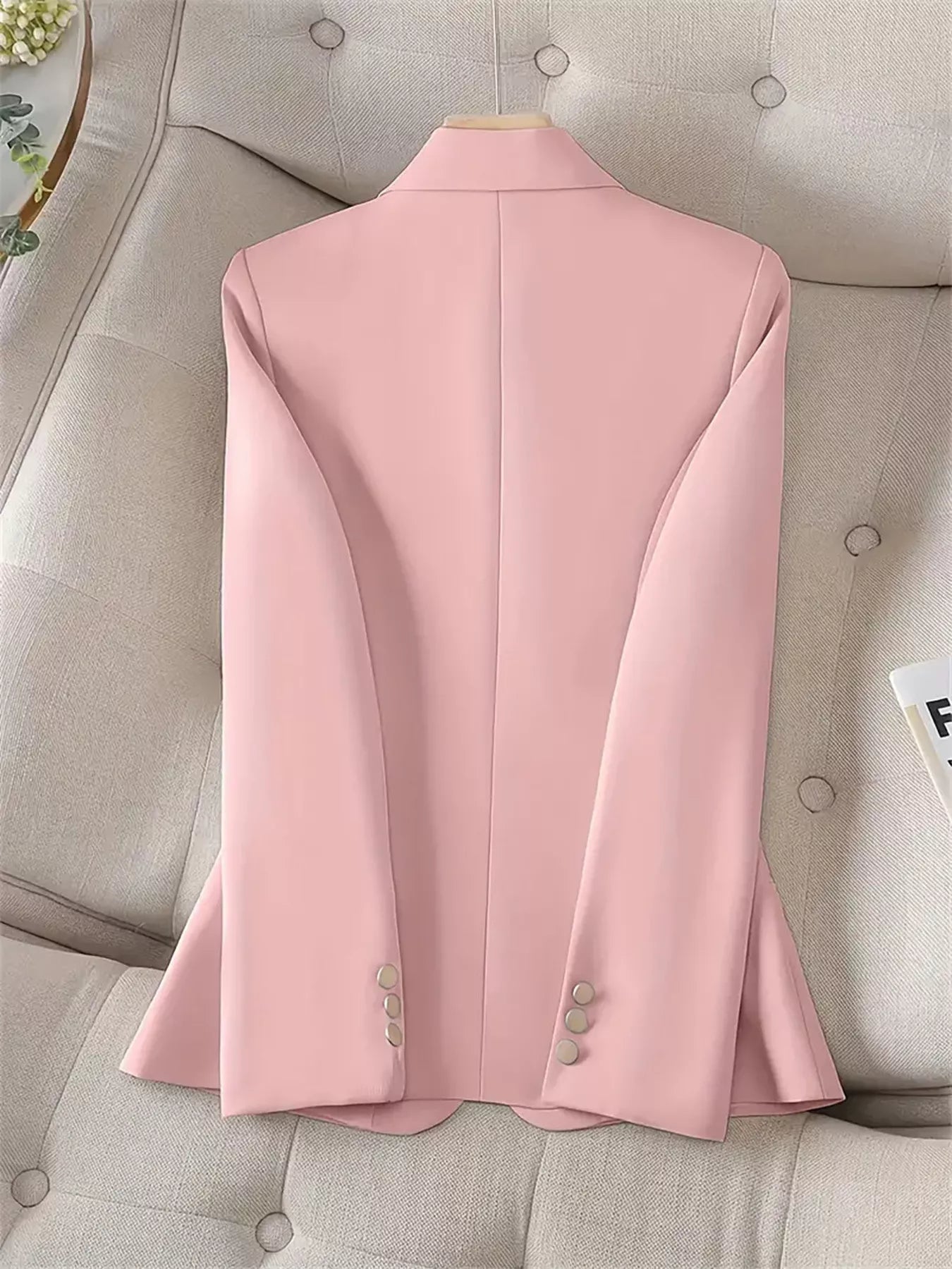 Trendsi Slim-Fit Single-Button Blazer -