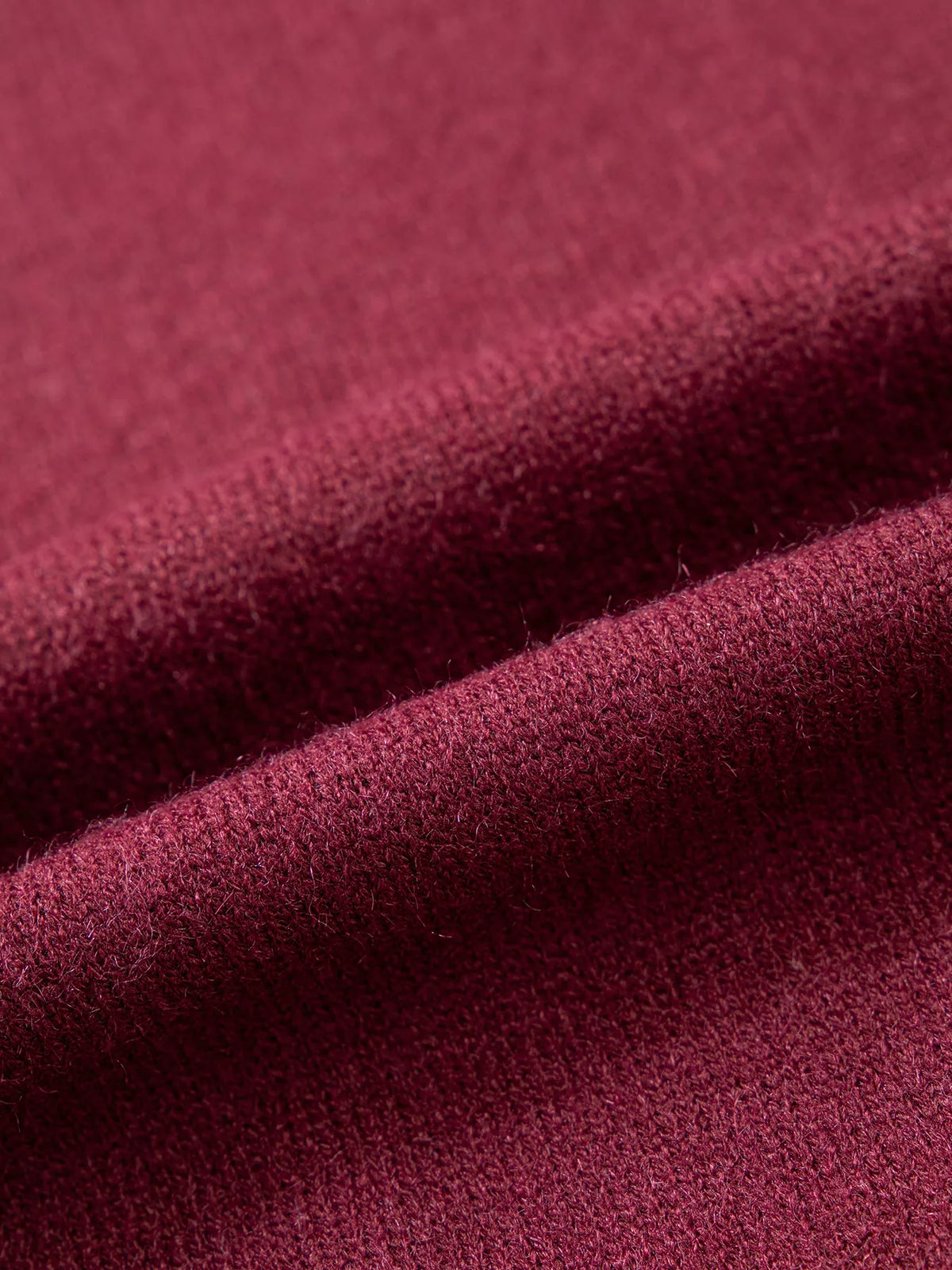 Burgundy christmas sequin candy cane sweater — design and construction details