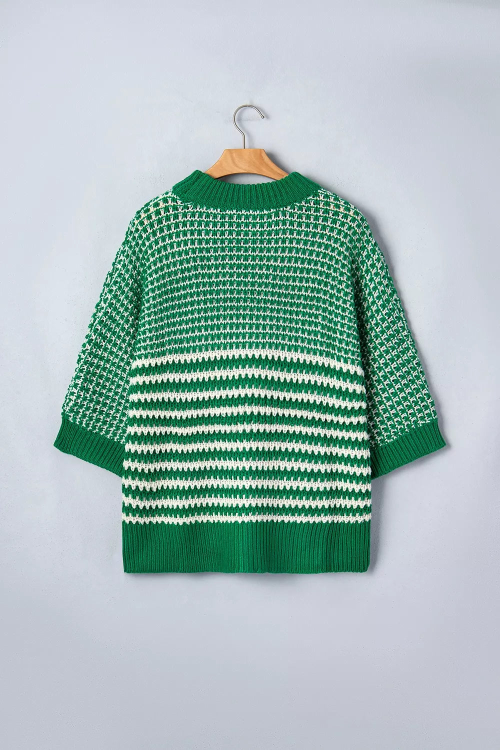 Trendsi Striped Textured Knit Sweater -