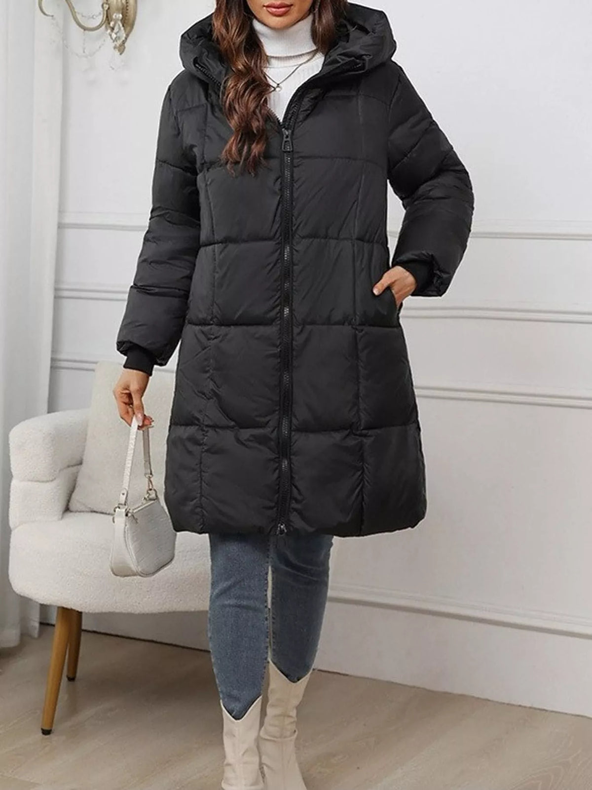 Long-sleeve coat