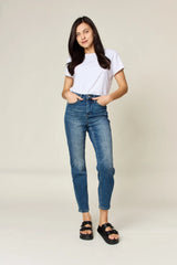 Trendsi Judy Blue Full Size Tummy Control High Waist Slim Jeans -