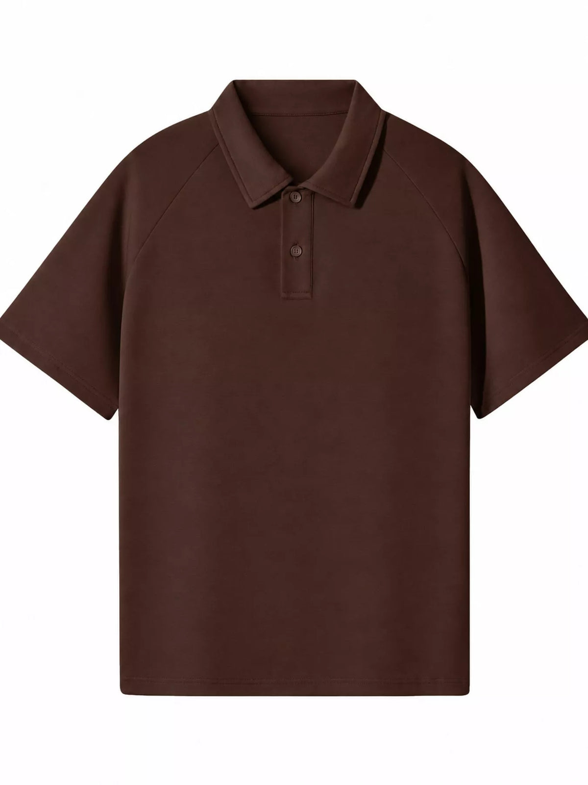 Dark Coffee short sleeve polo t-shirt