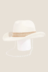 Trendsi Fame Ornate Band Cowboy Hat -