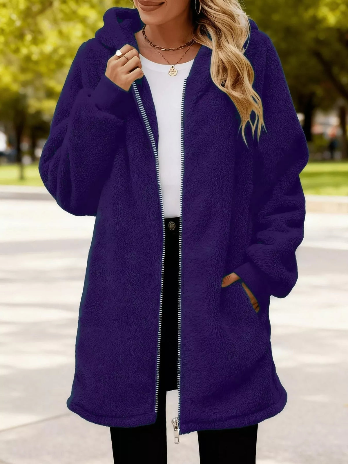 Long-sleeve coat