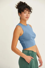 Trendsi HYFVE Ribbed Knit Cropped Tank -