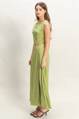 Trendsi HYFVE Sleeveless Top and Maxi Skirt Set - Skirts