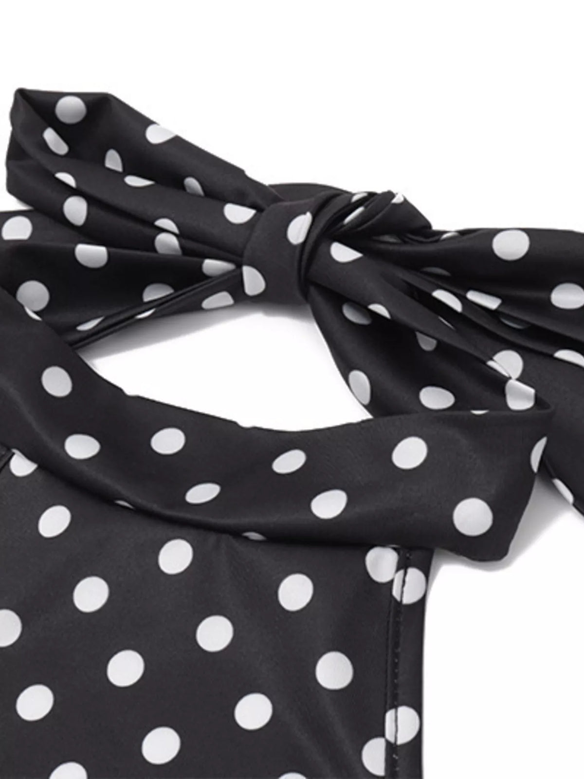Trendsi Polka Dot Sleeveless Mini Dress -