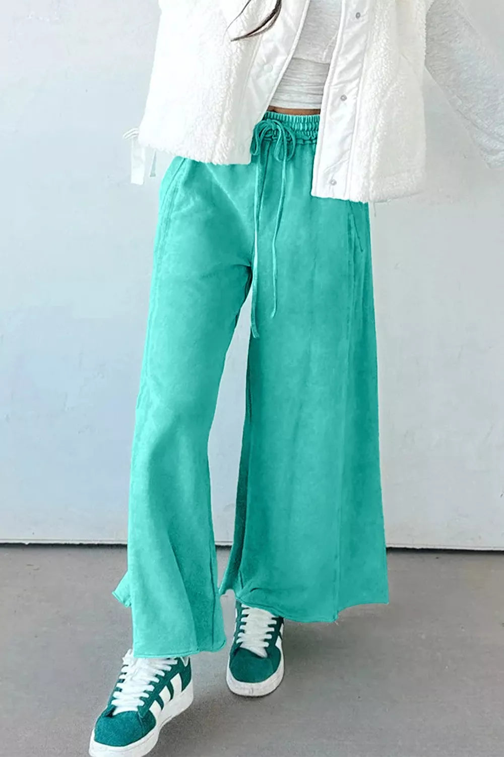 Trendsi High-Waisted Wide-Leg Pants -
