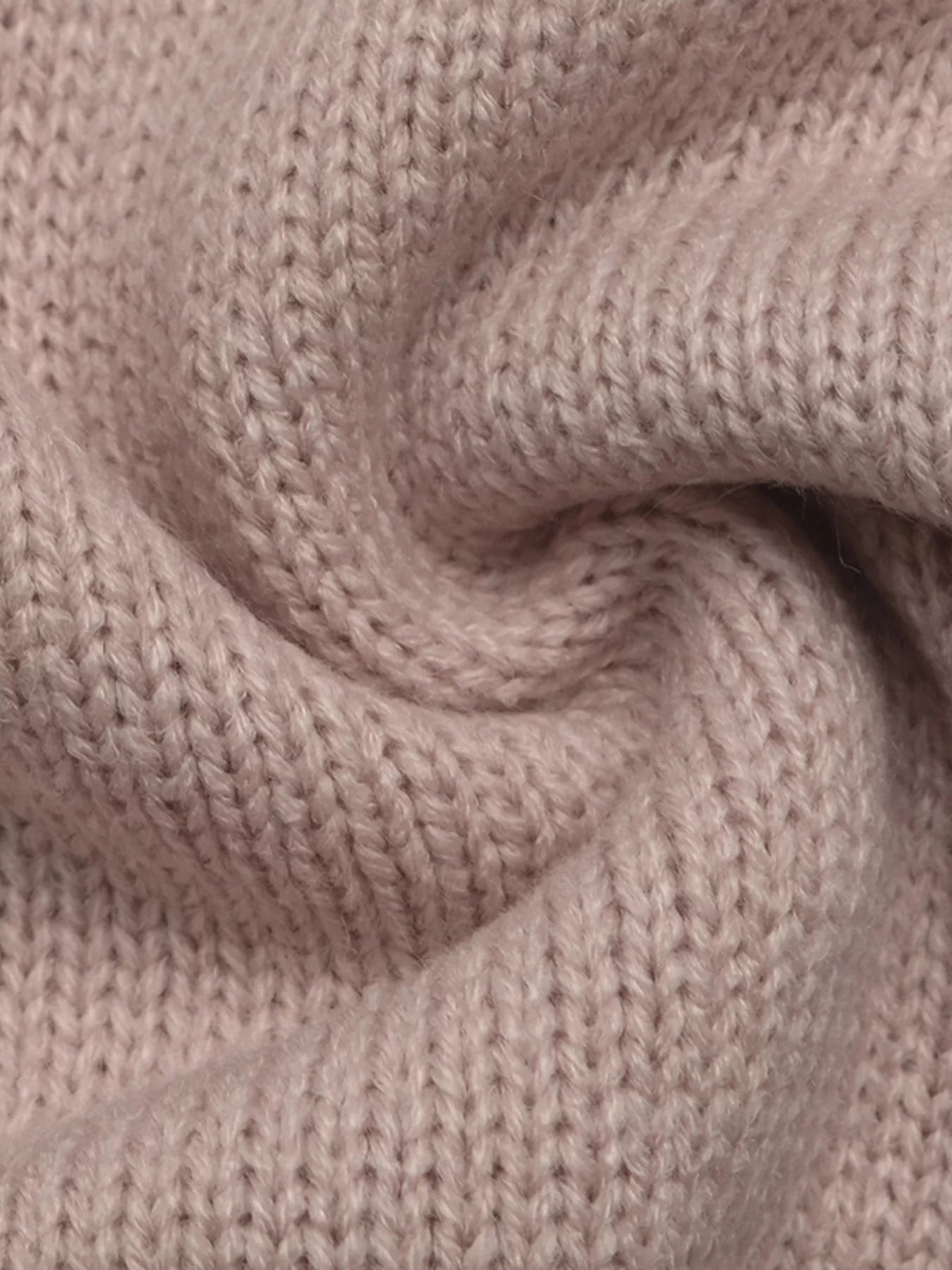 Trendsi Openwork Mock Neck Sweater -