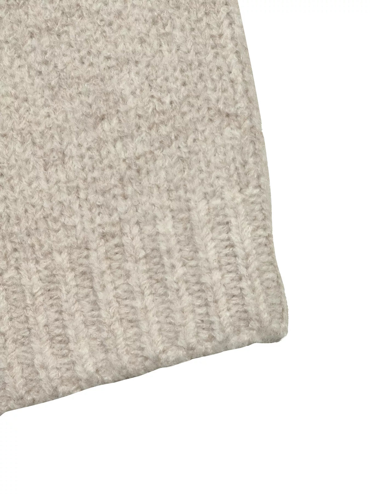 Open front dropped shoulder cardigan