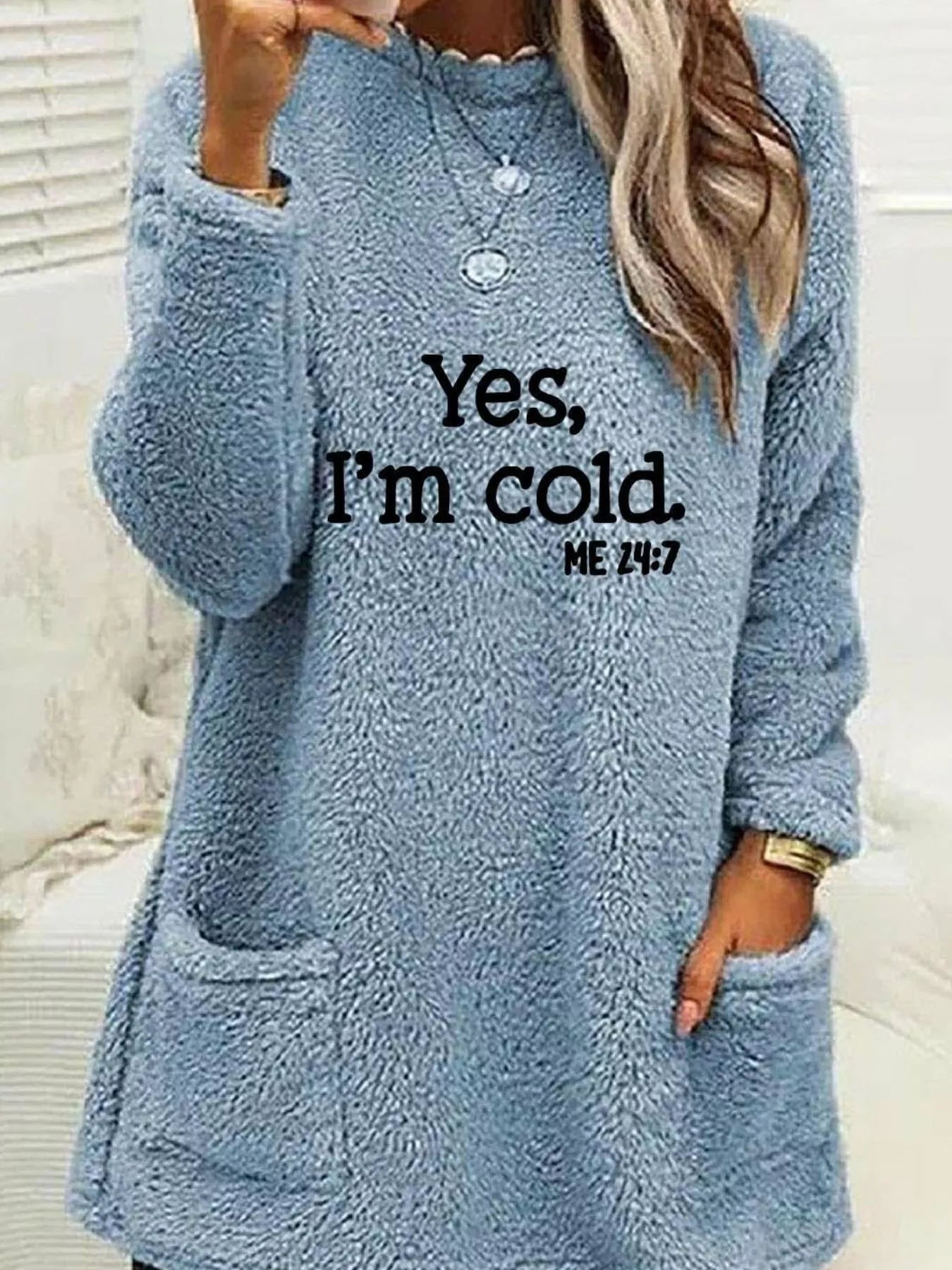 Trendsi Full Size Letter Long Sleeve Fleece Sweatshirt Plus Size -