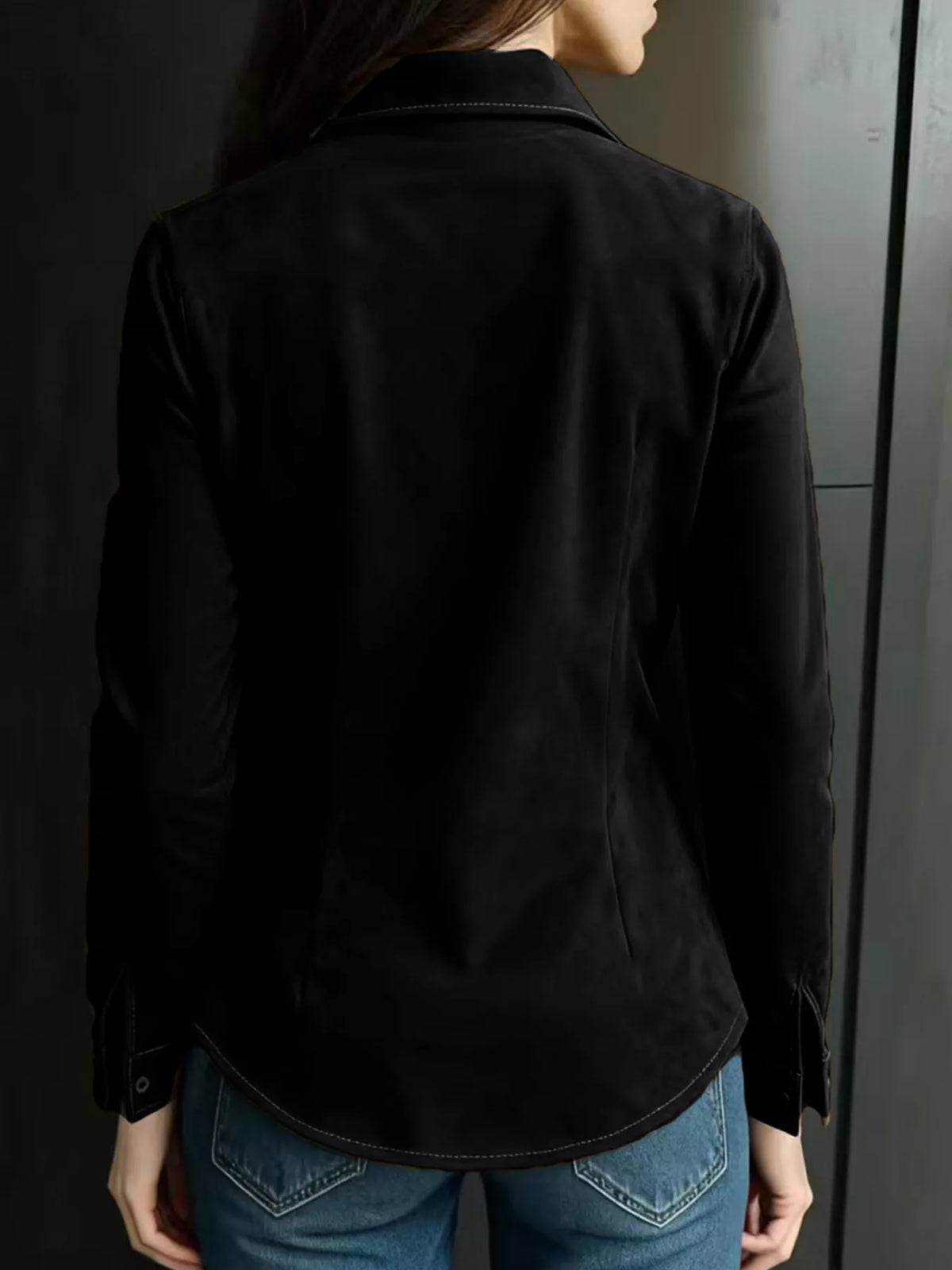 Trendsi Classic Slim-Fit Long Sleeve Shirt -