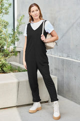 Trendsi Double Take Full Size Sleeveless Straight Jumpsuit -