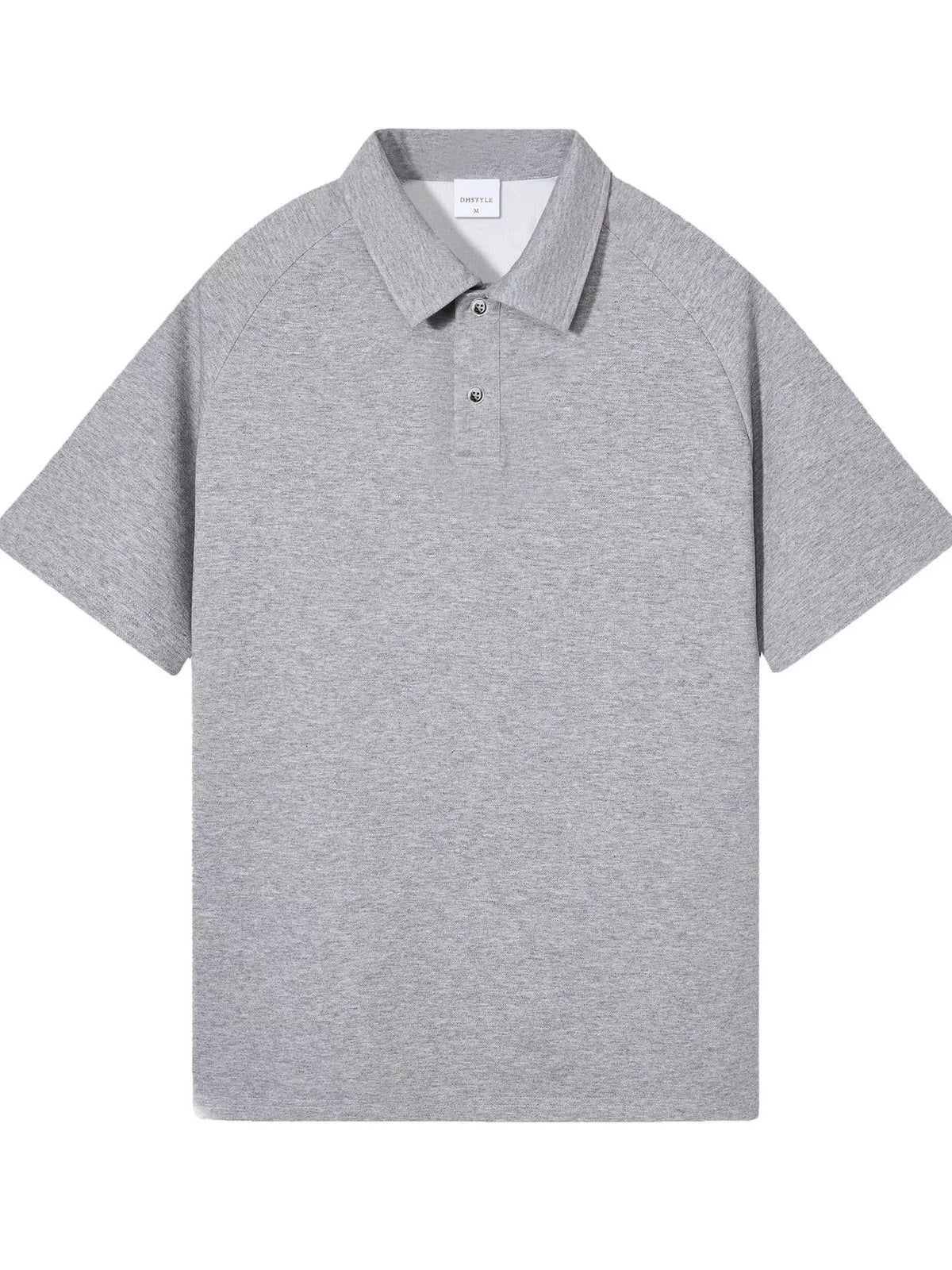 Heather Gray short sleeve polo t-shirt