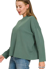 Trendsi Zenana Viscose Sweater Top & Pants Set -