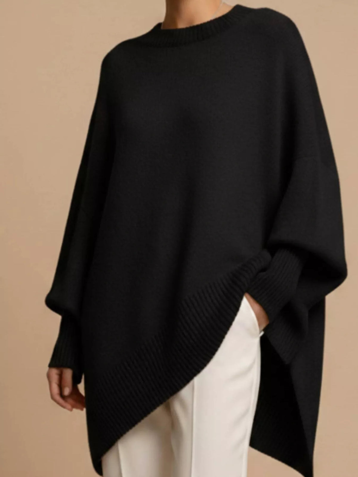 Trendsi Oversized Batwing Sleeve Sweater -