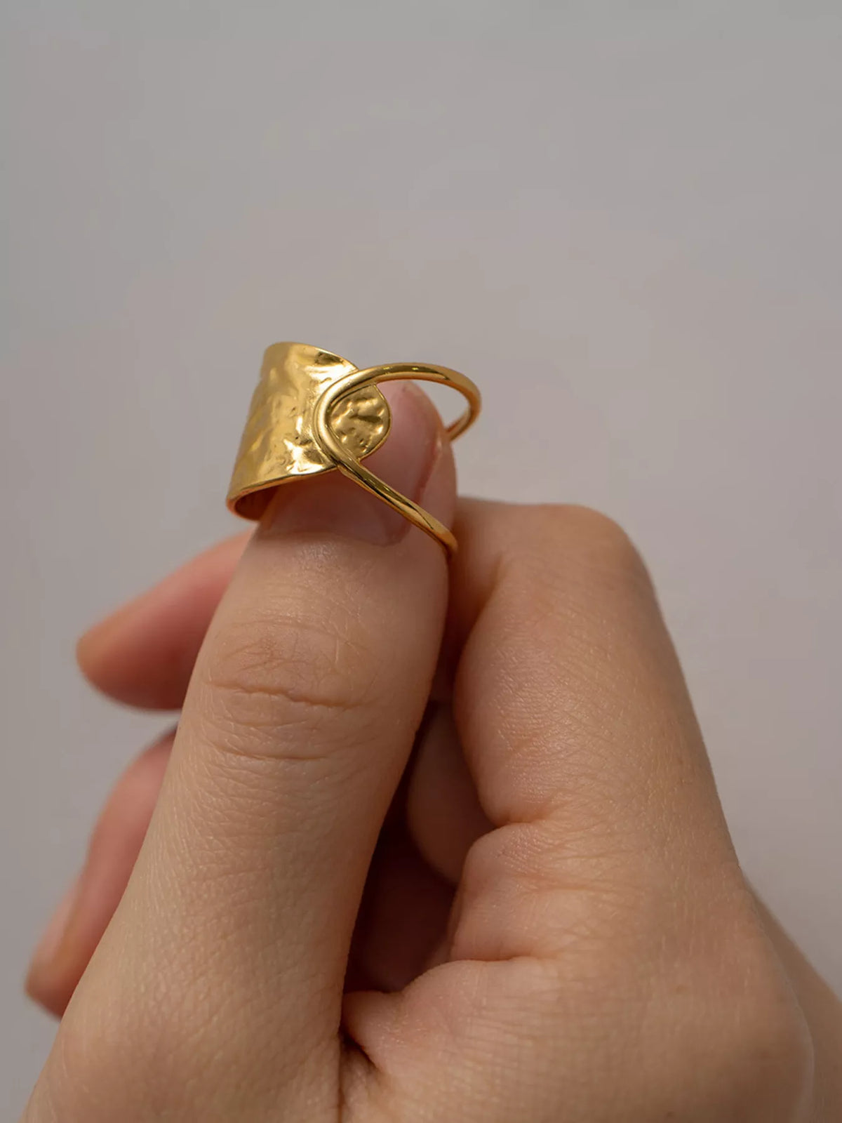 Irregular Open Ring, construction and design details