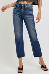 Trendsi RISEN High Rise Slim Barrel Jeans -
