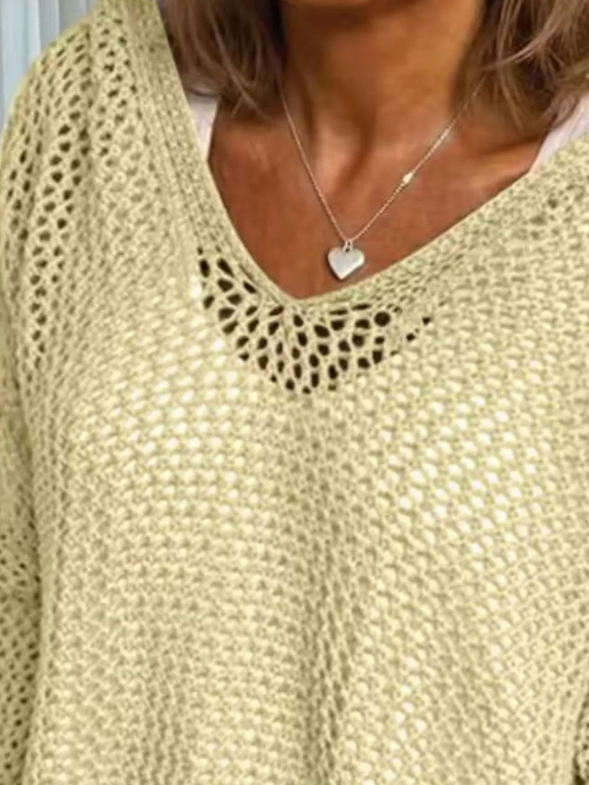 Trendsi Loose Knit Hooded Cover Up -