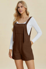 Trendsi Double Take Full Size Texture Sleeveless Romper -