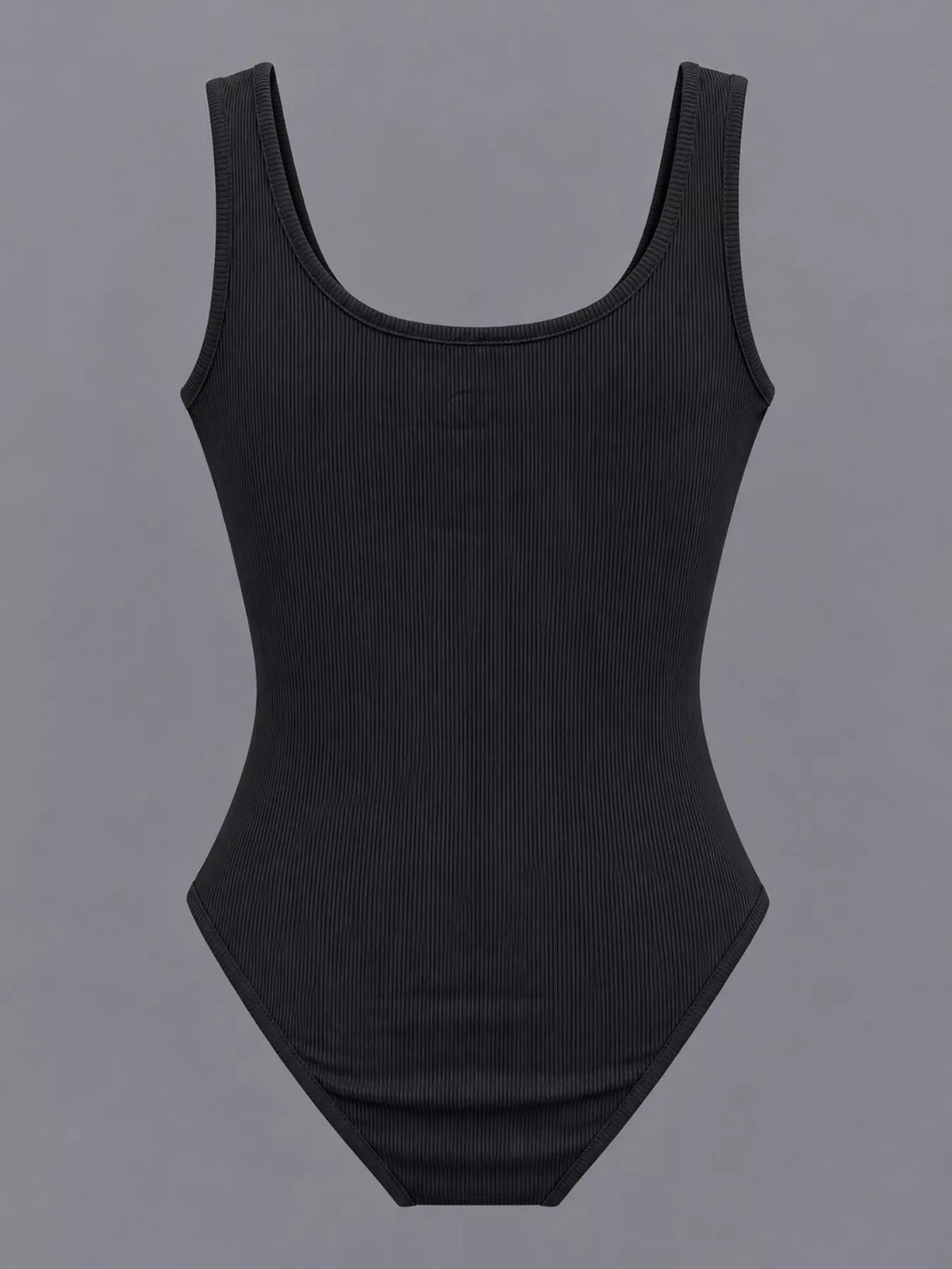 Ribbed bodysuit, black back
