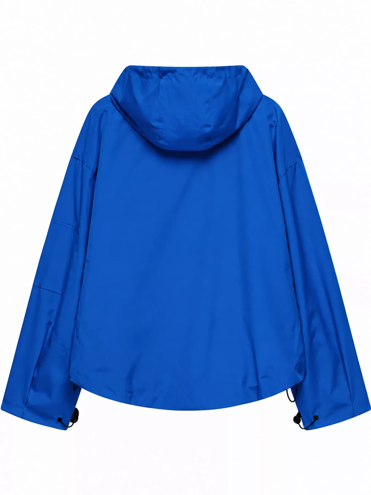 Half-Zip Hooded Anorak Jacket — back view