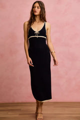 Trendsi SO ME Knit Sweater Maxi Sleeveless Bodycon Resort Dress - Dresses