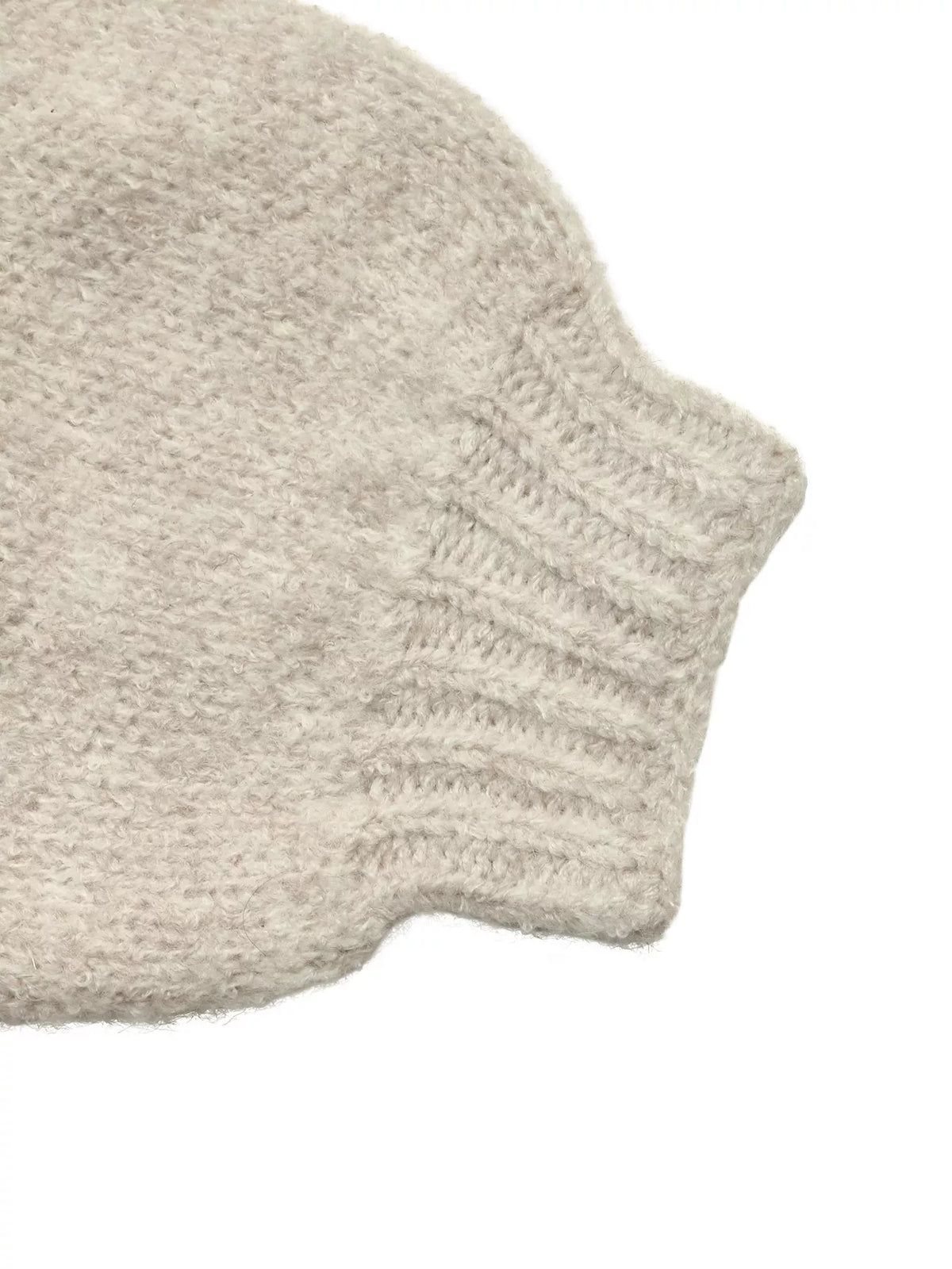 Open front dropped shoulder cardigan