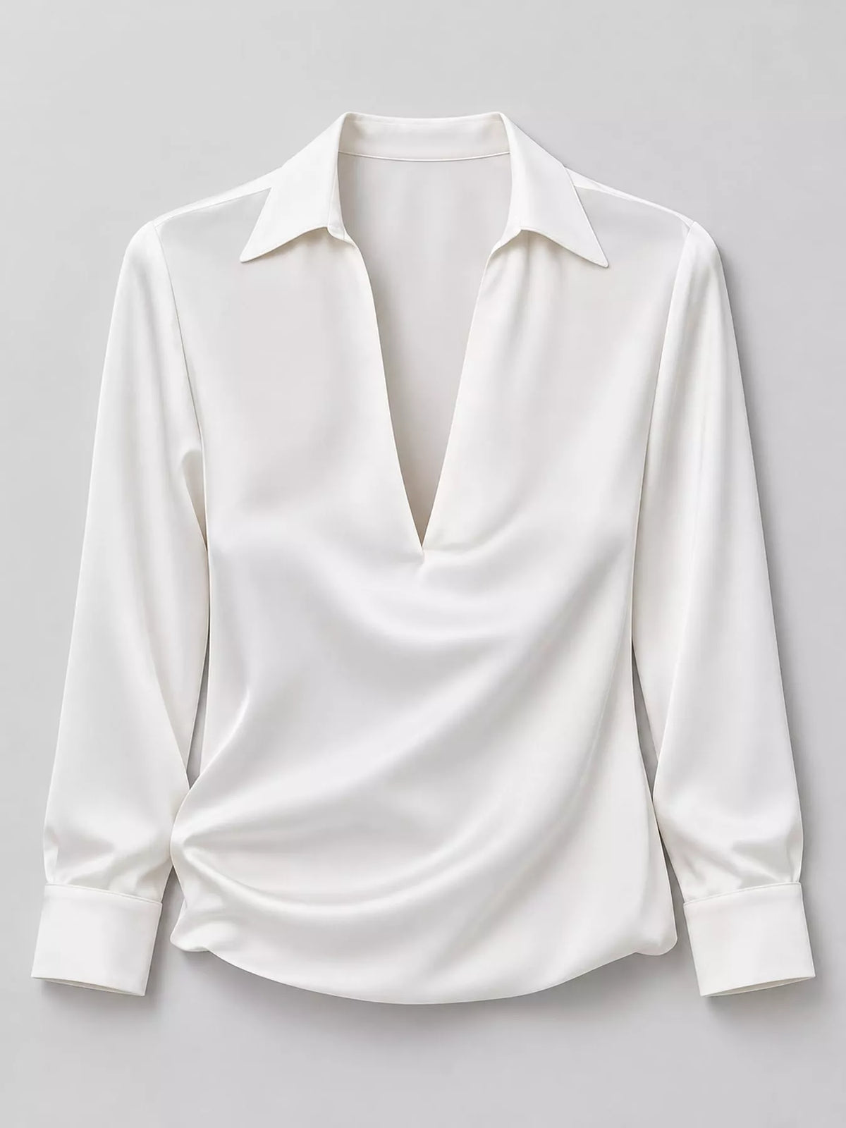 Long-sleeve blouse, product view