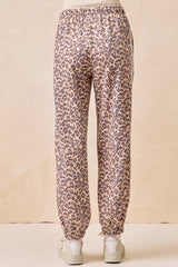Trendsi BiBi Side Lines Leopard Track Pants -