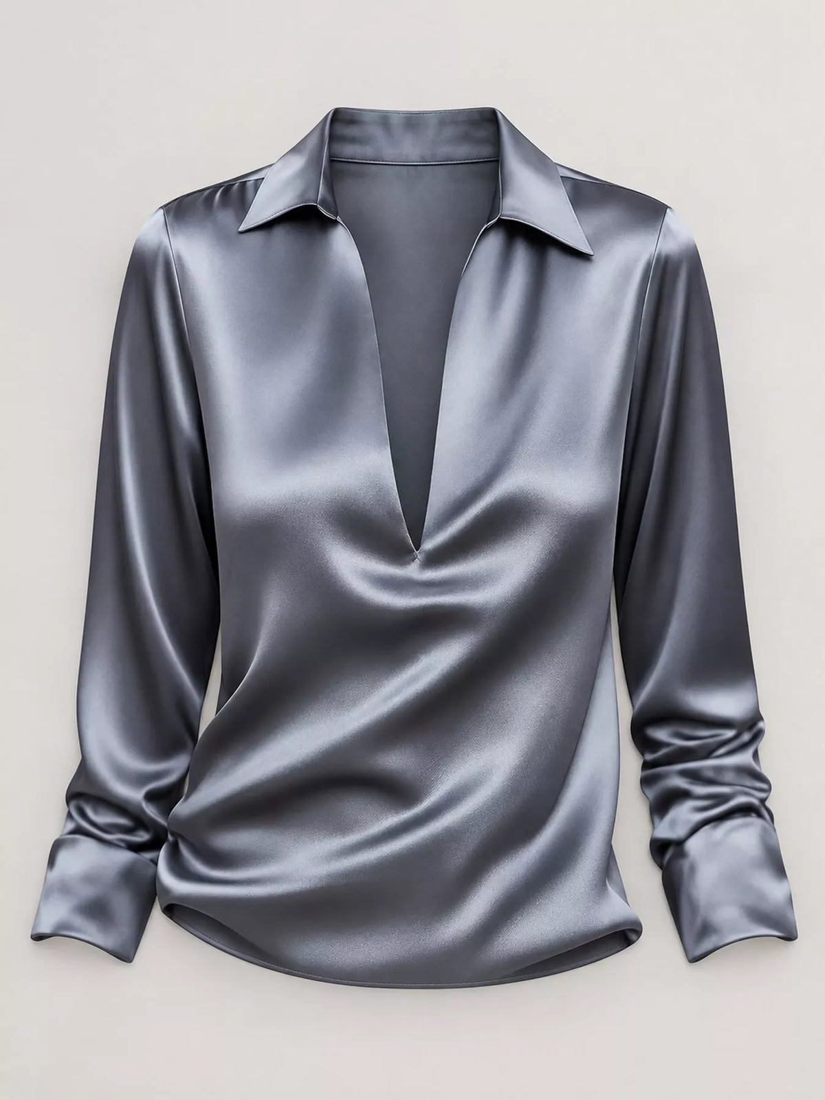 Long-sleeve blouse, product view